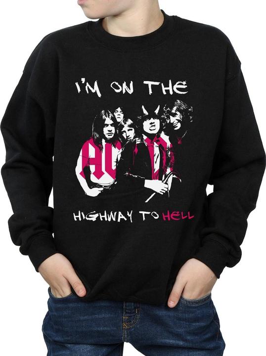 Produktbild AC/DC I'm On The Highway To Hell Sweatshirt Jungen (128)