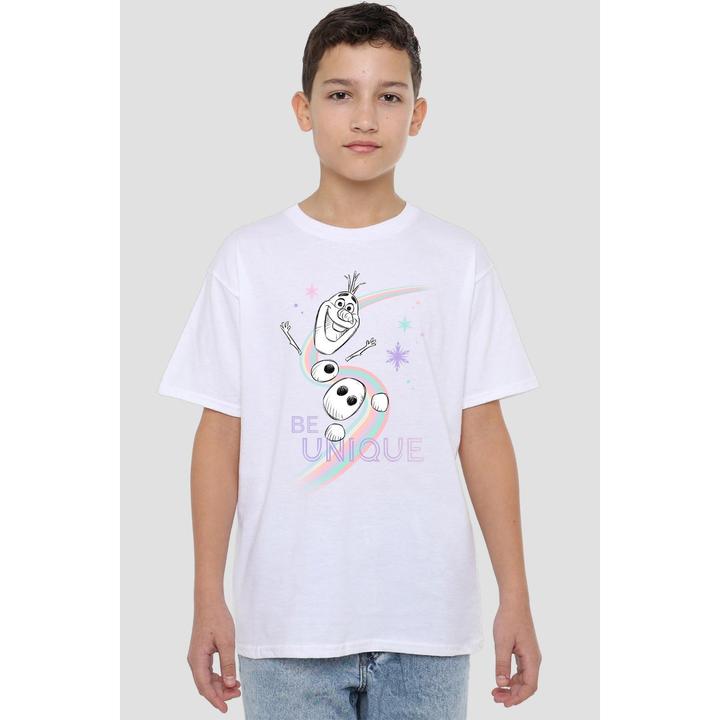Immagine prodotto Disney Frozen Be Unique Maglietta Olaf Arcobaleno Bambini (140)