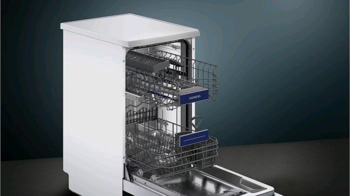 Produktbild Siemens iQ500, Freistehender Geschirrspüler, 45 cm, Weiss, SR25ZW10ME