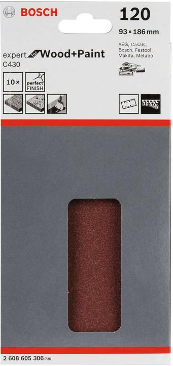Actual product image Bosch Professional Zubehör C430 Expert for Wood and Paint (120)