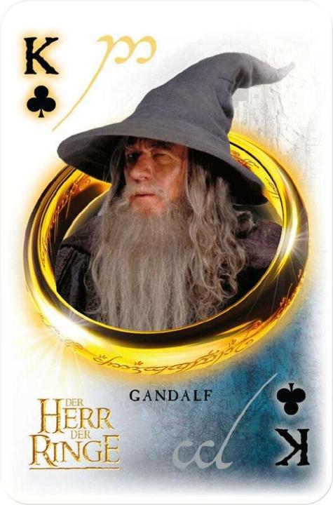 Actual product image Winning Moves Number 1 Playing Cards The Lord of the Rings (German)
