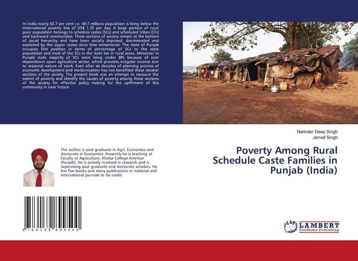 Produktbild Poverty Among Rural Schedule Caste Families in Punjab (India) (Jarnail Singh, Narinder Deep Singh, 2018)