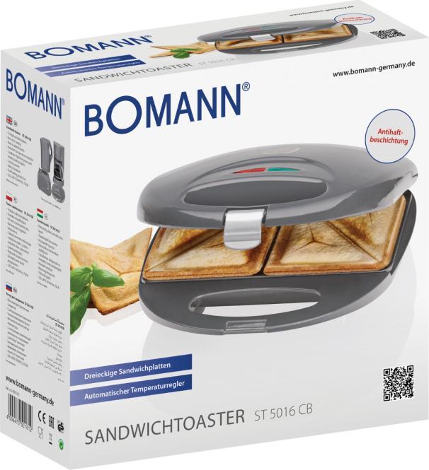 Produktbild Bomann ST5016CB Sandwitch-Maker grau