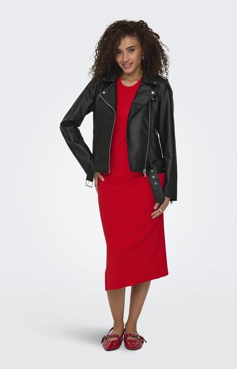 Actual product image Only Onlmille Faux Leather Biker Jacket Otw (L)