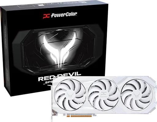 Produktbild Powercolor Radeon RX 9070 XT Red Devil Spectral White - 16GB GDDR6 RAM - Grafikkort (16 GB)