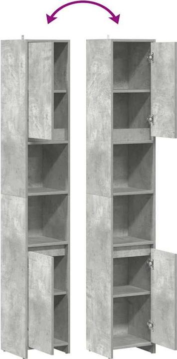 Actual product image VidaXL Bathroom cabinet (30 x 30 x 183.5 cm)
