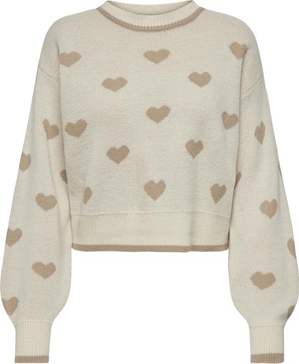 Actual product image JdY Knit Fit Round neck Ribbed cuffs Pullover Knitted jumper (XL)