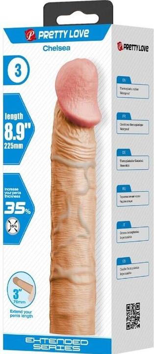 Produktbild Pretty Love - Chelsea Penishãoelle Mit 7,6 cm Verlã„Ngerung Fleisch