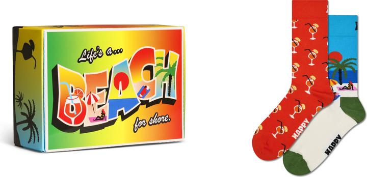 Image du produit Happy Socks La vie à la plage (lot de 2, 41 - 46)