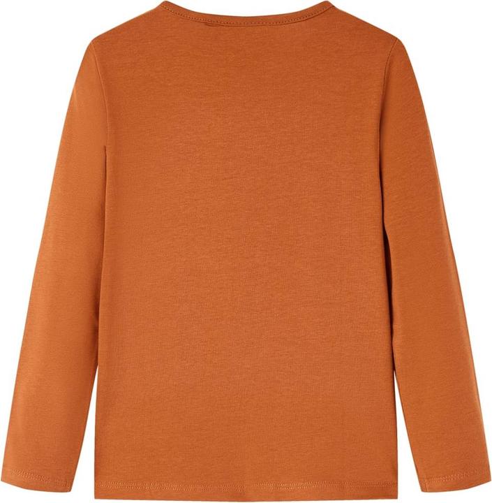 Produktbild VidaXL Kinder-Langarmshirt Cognac 128,Material: 95 % Baumwolle. 5 (128)