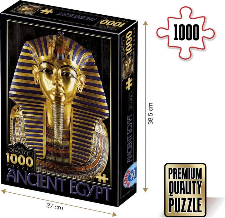 Image du produit D-Toys Puzzle 1000 pièces - Ancienne Egypte Masque de mort de Toutânkhamon (1000 pièces)