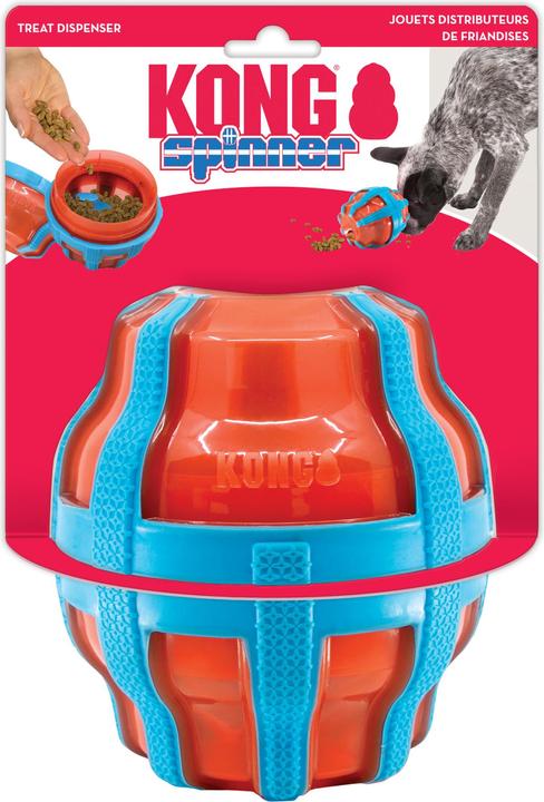 Immagine prodotto KONG Filatoio per dolcetti e scherzetti (Giocattolo per cani, Giocattolo di attività per cani)