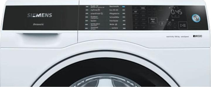 Produktbild Siemens iQ500 WD14U512 Waschtrockner Freistehend Frontlader, E