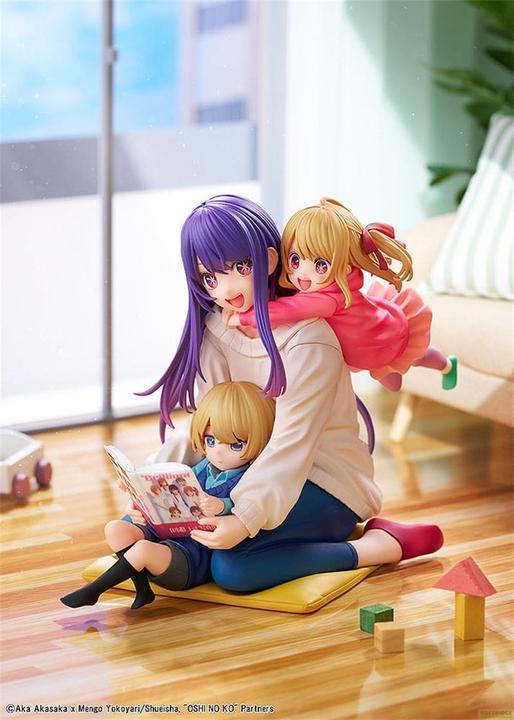 Actual product image Kadokawa Oshi no Ko PVC Statue 1/8 Ai, Aqua & Ruby Mother and Children 10 cm