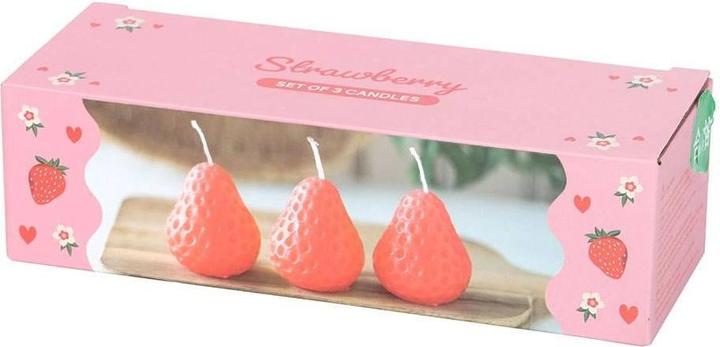Produktbild Something Different Kerzen Erdbeere 3erPack (3 Stk.)