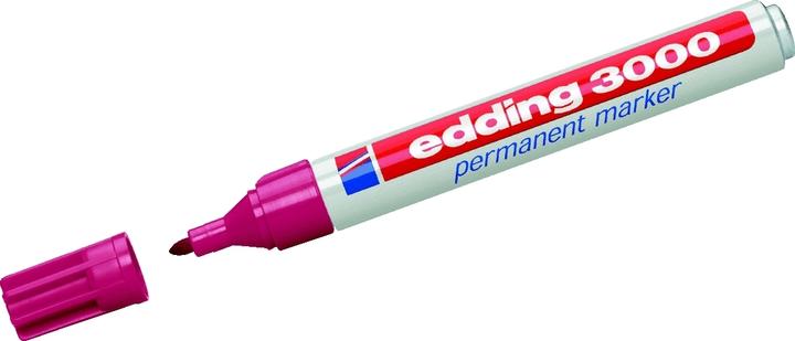 Image du produit Edding Marqueur permanent 3000 (Carmin, 3 mm, 1 x)