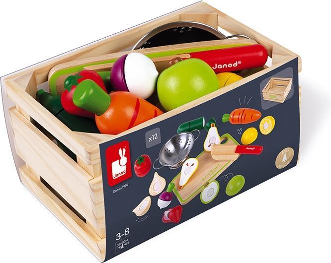 Image du produit Janod Maxi Set Fruits & legumes a decouper