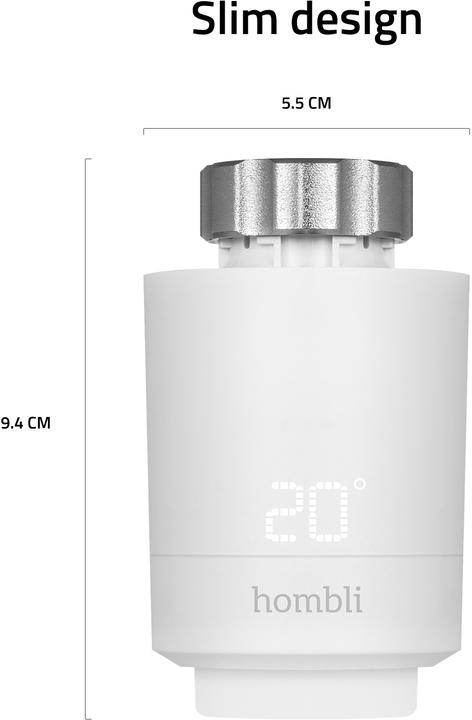 Actual product image Hombli Smart Radiator Thermostat Add-on