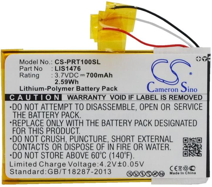 Productafbeelding NoName Batterij voor Sony PRS-T1 etc