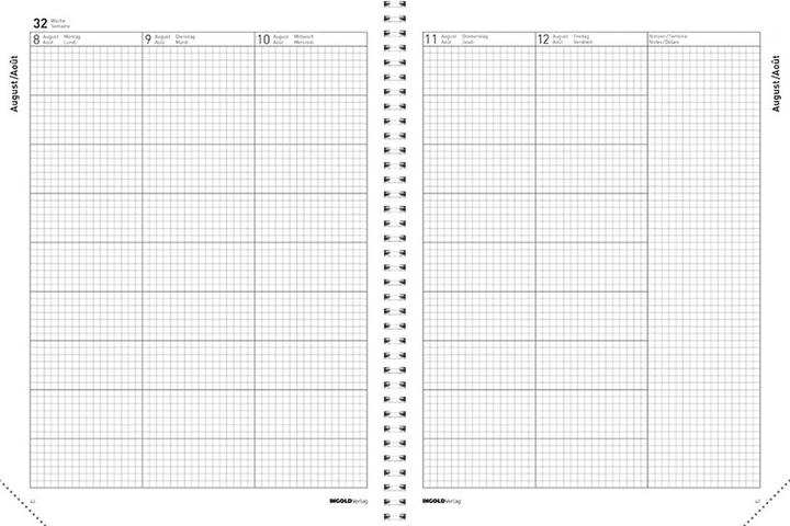 Produktbild Agenda Edition light Spiral Flex (23 x 30.5 cm, Deutsch, Französisch)