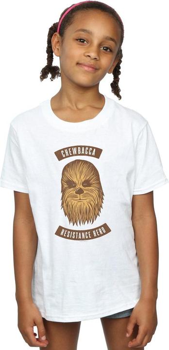 Immagine prodotto Star Wars The Rise Of Skywalker Chewbacca Resistance Hero Maglietta Ragazze (152, 158)