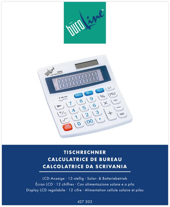 Immagine prodotto BüroLine 1004se (Celle solari, Batterie)