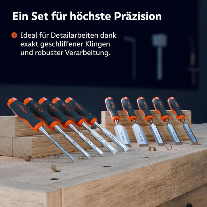 Produktbild Presch 10-teiliges Stechbeitel Set (38 mm)