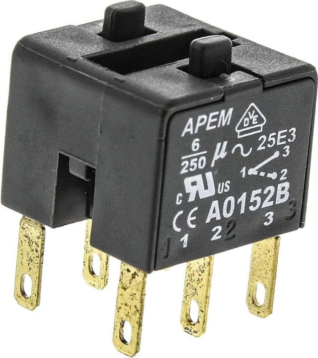 Actual product image APEM Switching block 250 V/AC 6 A