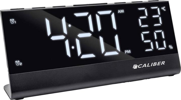 Produktbild Caliber HCG023 Wecker Schwarz Alarmzeiten 2