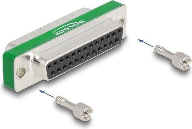 Immagine prodotto Delock Filtro di soppressione delle interferenze HF/EMI da spina a presa D-Sub 25 pin con filtro
