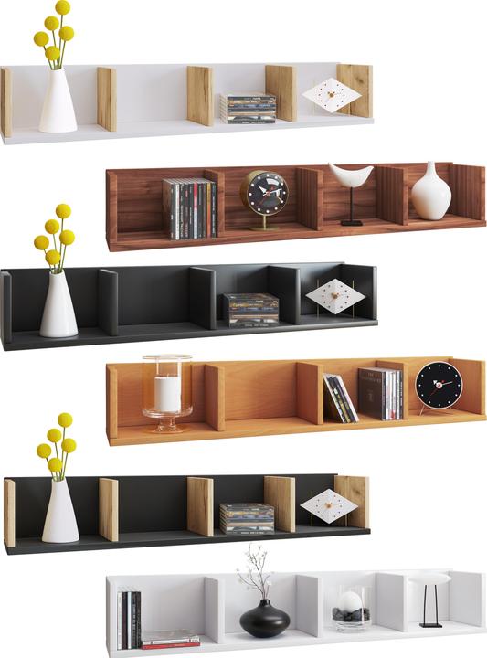 VCM Houten Wandplank Honsa (15 x 97 x 17 cm)