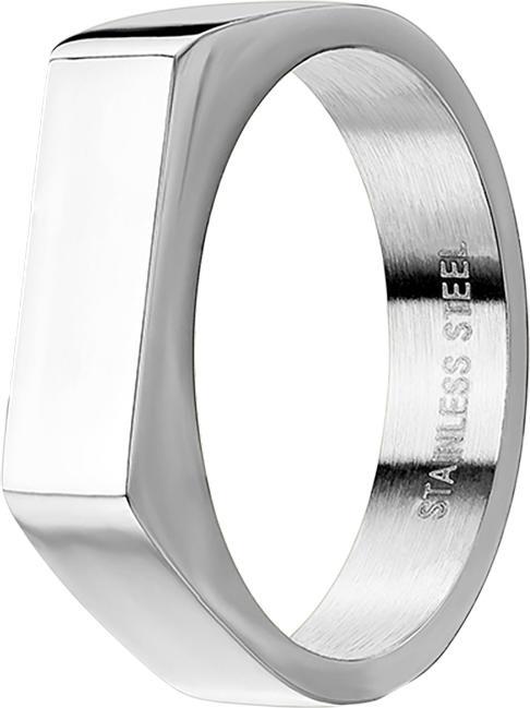 Produktbild Star Piercing Ring silber Quadrat flach dünn (Chirurgenstahl 316L, ohne Messing)
