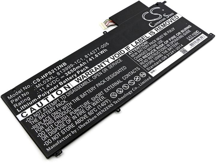 Image du produit NoName Batterie pour HP Spectre X2 12" etc.