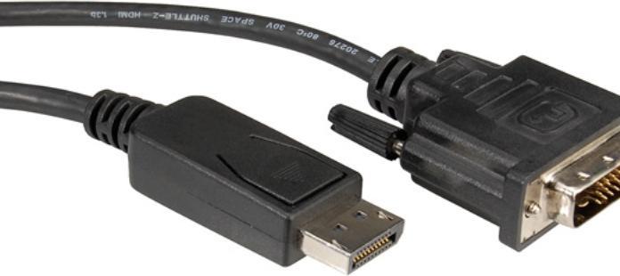 Actual product image Roline DisplayPort — DVI (1 m, DisplayPort, DVI)