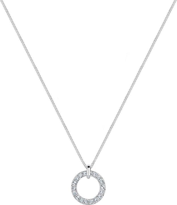 Actual product image Elli Circle (925 sterling silver, Glass crystal, 45 - 55 cm)