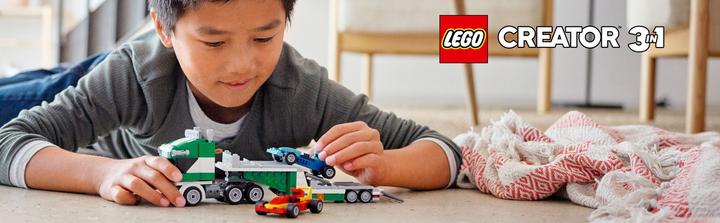 Image du produit LEGO Transporteur de voitures de course (31113, LEGO Creator 3-in-1)
