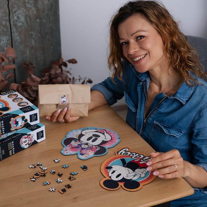 Produktbild Trefl Holz Puzzle Sonderform 160 - Retro Mickey Mouse (160 Teile)