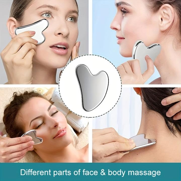 Immagine prodotto PhoneLook Premium Edelstahl Gua Sha Gesichtsmassage-Werkzeug mit eleganter Geschenkbox