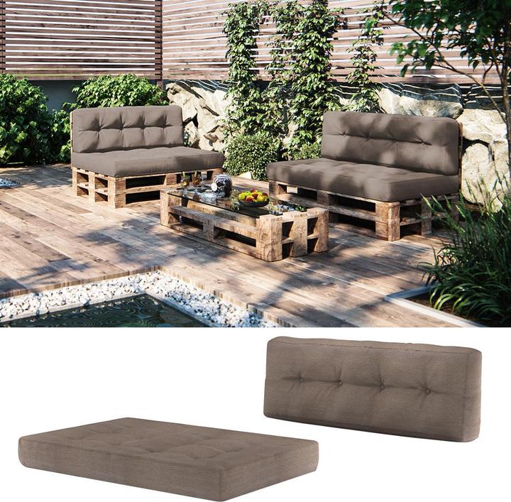 Produktbild Vicco Palettenkissen Set (120 x 40 x 20 cm, 120 x 80 x 15 cm)