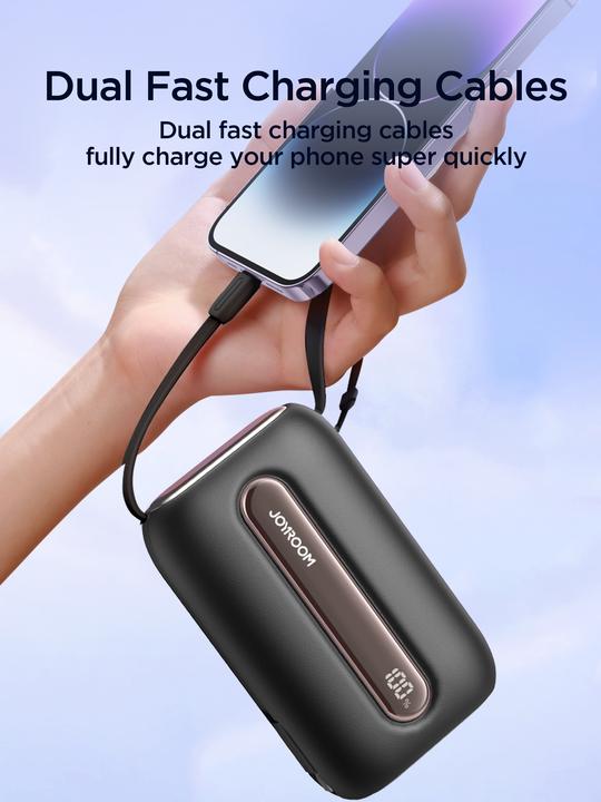 Produktbild Joyroom PowerBank JR-L012 Plus 22.5W 20000mAh (black) (20000 mAh, 22.50 W)