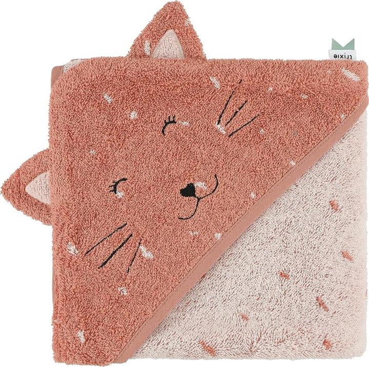 Actual product image Trixie Baby HOODED TOWEL | 75X75CM - MRS. CAT