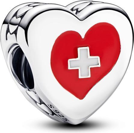 Produktbild Pandora Schweiz Flagge Herz (Silber 925)
