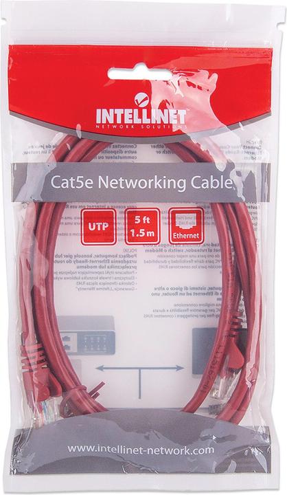 Actual product image Intellinet Patch cable (U/UTP, CAT5e, 1.50 m)