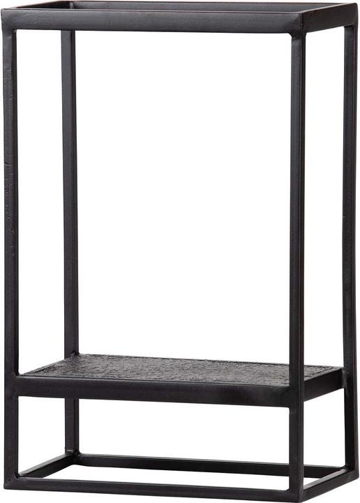 Productafbeelding Woood Wandplank Febe verticaal zwart (40 x 60 x 20 cm)