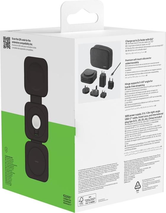 Actual product image Belkin Boost Charge Pro Qi2 3in1 (15 W)