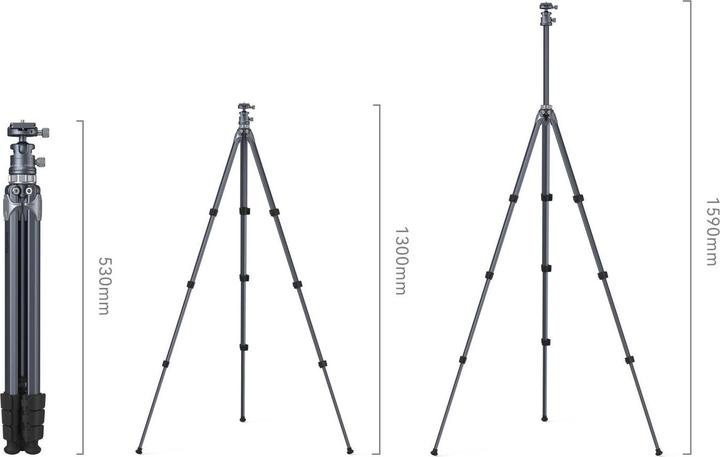 Actual product image SmallRig Lightweight Tripod AP 02 (Plastic, Metal)
