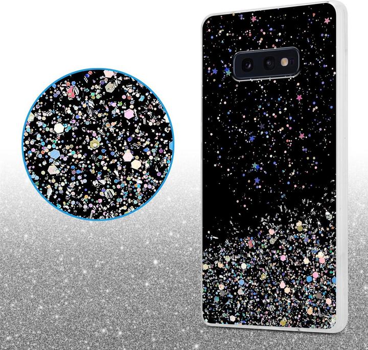 Image du produit Cadorabo Couverture TPU paillettes scintillantes (Samsung Galaxy S10e)