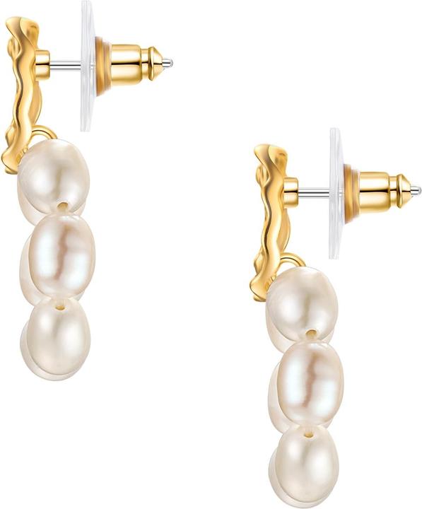 Actual product image Yokoamii Ladies earrings - 34200 (Metal alloy)