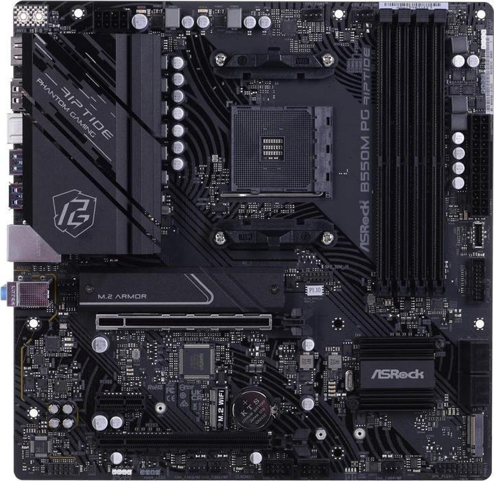 Productafbeelding AsRock B550M PG Riptide (AM4, AMD B550, mATX)