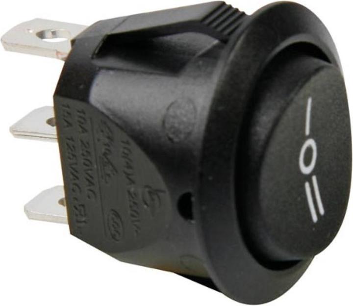Velleman Black Rocker Switch Button 1P Spdt On-Off-On